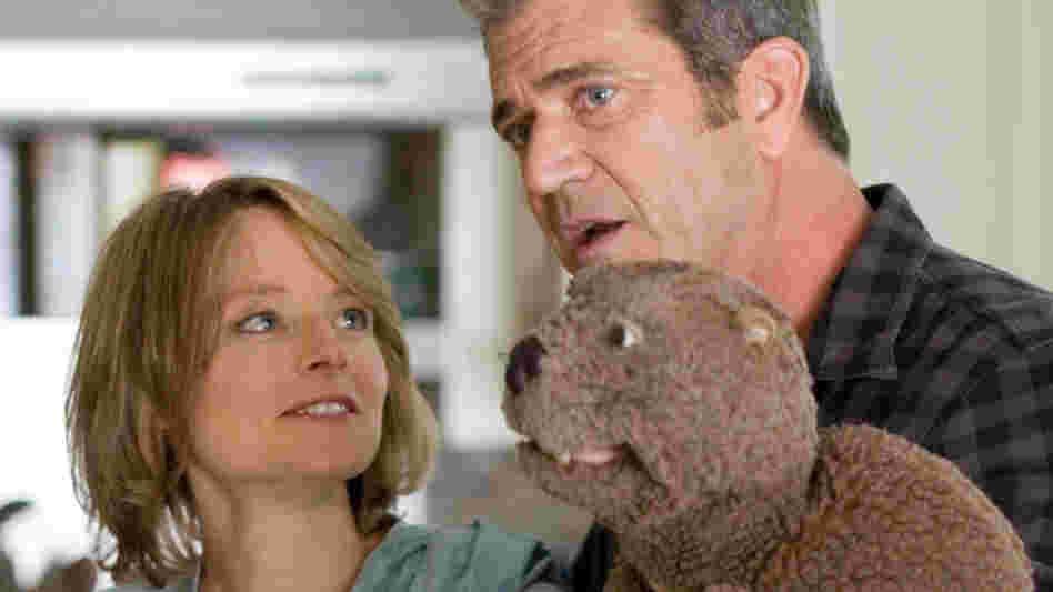 Gnawing problems: Mel Gibson (right, with Jodie Foster) plays a man who deals with crushing depression from behind the psychological shield of a hand puppet. Gnawing problems: Mel Gibson (right, with Jodie Foster) plays a man who deals with crushing depression from behind the psychological shield of a hand puppet.