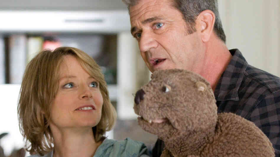Gnawing problems: Mel Gibson (right, with Jodie Foster) plays a man who deals with crushing depression from behind the psychological shield of a hand puppet. Gnawing problems: Mel Gibson (right, with Jodie Foster) plays a man who deals with crushing depression from behind the psychological shield of a hand puppet.