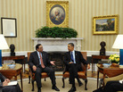 Pakistan President Asif Ali Zardari speaks at a meeting with President Obama in January 2010 in the Oval Office of the White House. The United States' tense relationship with Pakistan is likely to endure more strain after Osama bin Laden was killed in a compound in Pakistan. Pakistan President Asif Ali Zardari speaks at a meeting with President Obama in January 2010 in the Oval Office of the White House. The United States' tense relationship with Pakistan is likely to endure more strain after Osama bin Laden was killed in a compound in Pakistan.