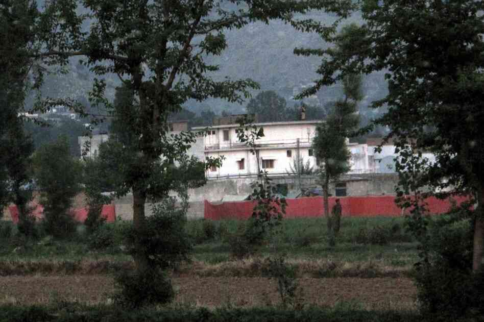 The compound, valued around a million dollars, was guarded by two security gates. 