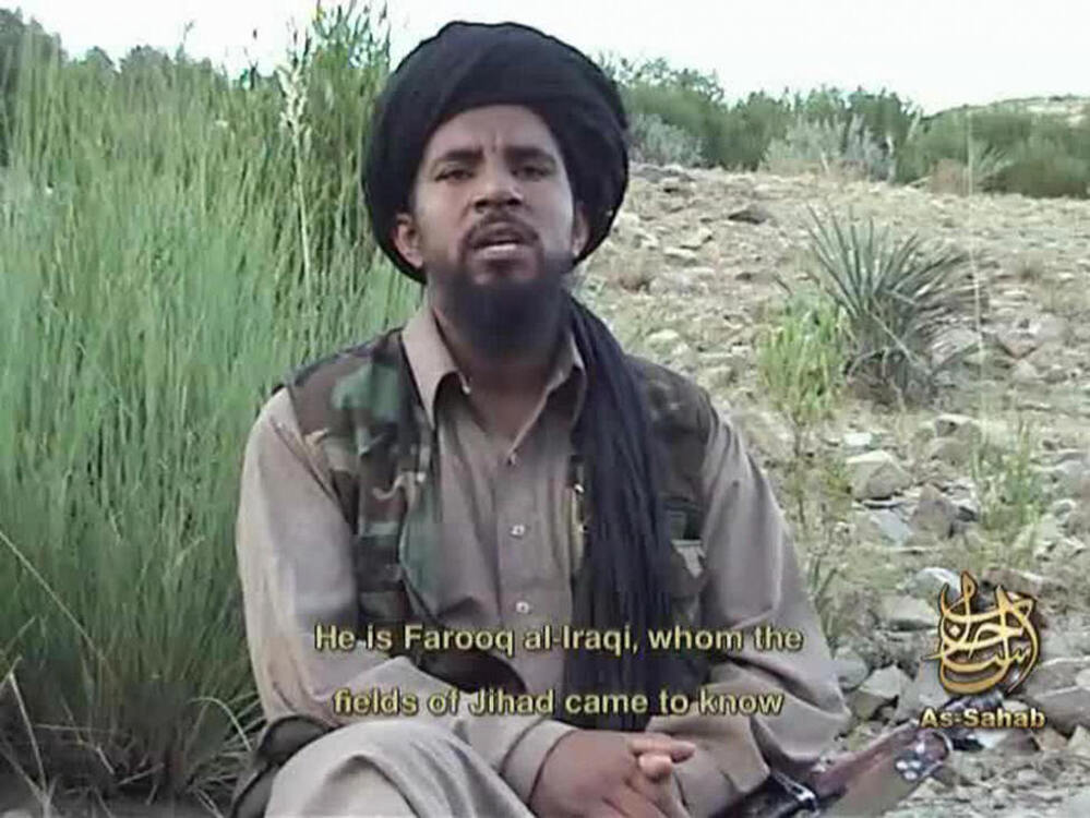 Abu Yahya al-Libi, in a frame grab from a video posted on the Internet in November 2006.