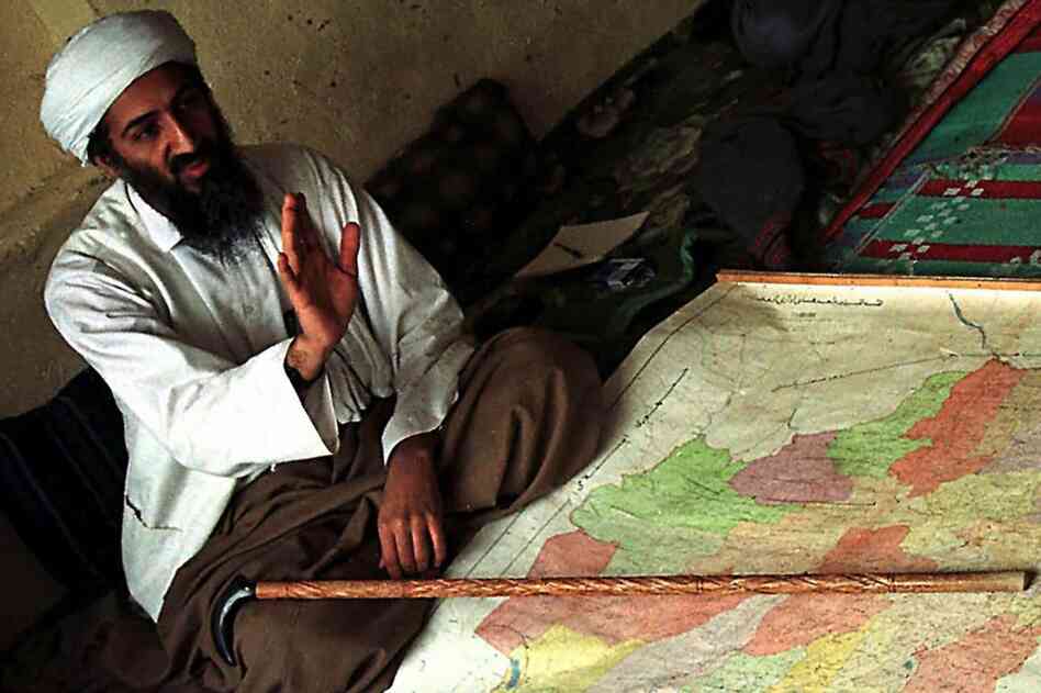 After the Soviets withdrew from Afghanistan in 1989, bin Laden, seen here in Afghanistan in April 1998, returned to Saudi Arabia. His citizenship and passport were revoked because of his criticism of the royal family. He relocated to Sudan, where he focused on expanding al-Qaida, building terrorist training camps and forging ties with other militant Islamic groups. 
