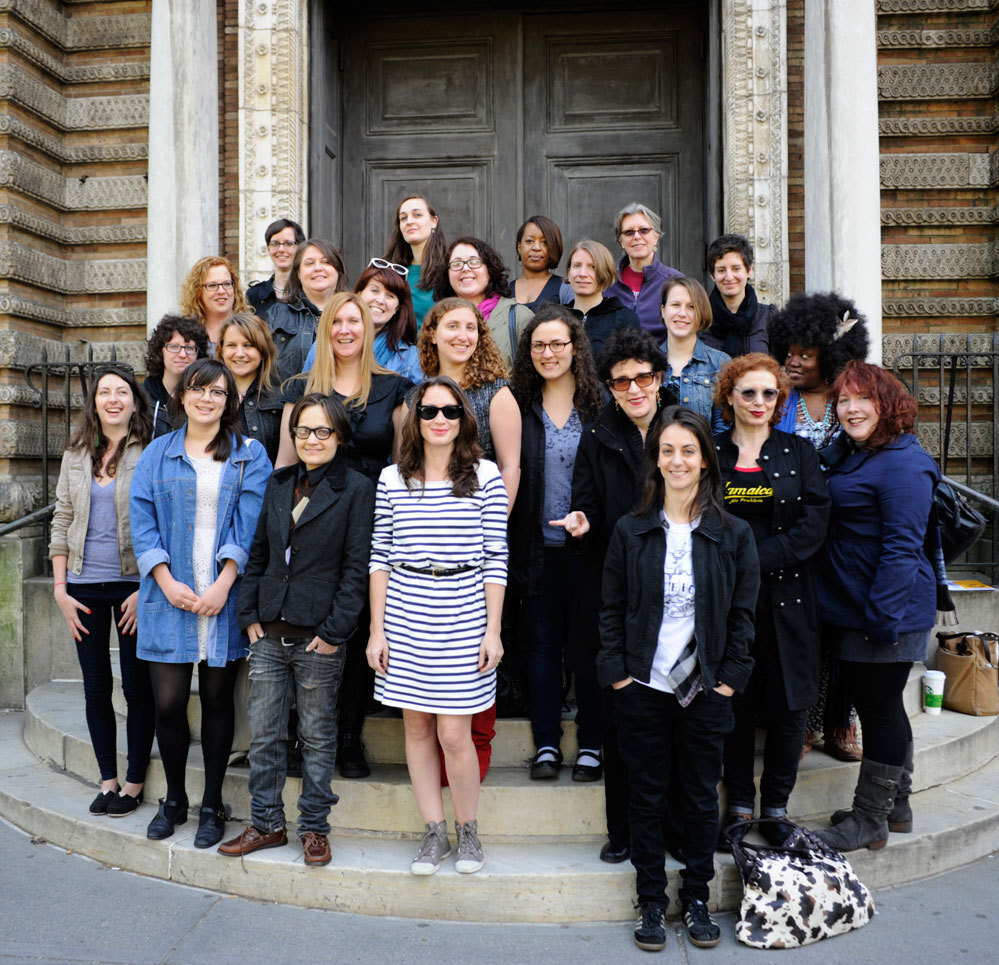 Daphne Carr, Laina Dawes, Georgia Christgau, Ann Powers, Caryn Rose, Devon Maloney, Jill Mapes, Molly  Templeton, Kate Silver, Caryn Ganz, Liz Pelly, Evie Nagy, Nona Willis Aronowitz,  Laura Leebove, Elizabeth Keenan-Penagos, Kandia Crazy Horse, Frannie Kelley, Kate Adler, Lauren Sandler,  Donna Gaines, Vivien Goldman, Maura  Johnston, Jeanne Fury, Maria Sherman.