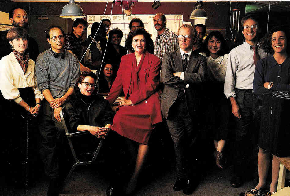 The ATC staff in 1990.