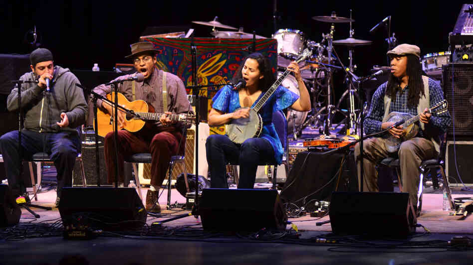 The Carolina Chocolate Drops perform on Mountain Stage.