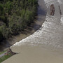 Water flowed through a breach in the Birds Point levee Tuesday in Mississippi County, Mo., after the U.S. Army Corps of Engineers blasted open a 2-mile hole Monday night. Water flowed through a breach in the Birds Point levee Tuesday in Mississippi County, Mo., after the U.S. Army Corps of Engineers blasted open a 2-mile hole Monday night.