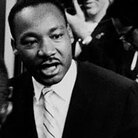Dr. Martin Luther King Jr. sees off a group of Freedom Riders as they board a bus for Jackson, Miss., on May 24, 1961. Dr. Martin Luther King Jr. sees off a group of Freedom Riders as they board a bus for Jackson, Miss., on May 24, 1961.