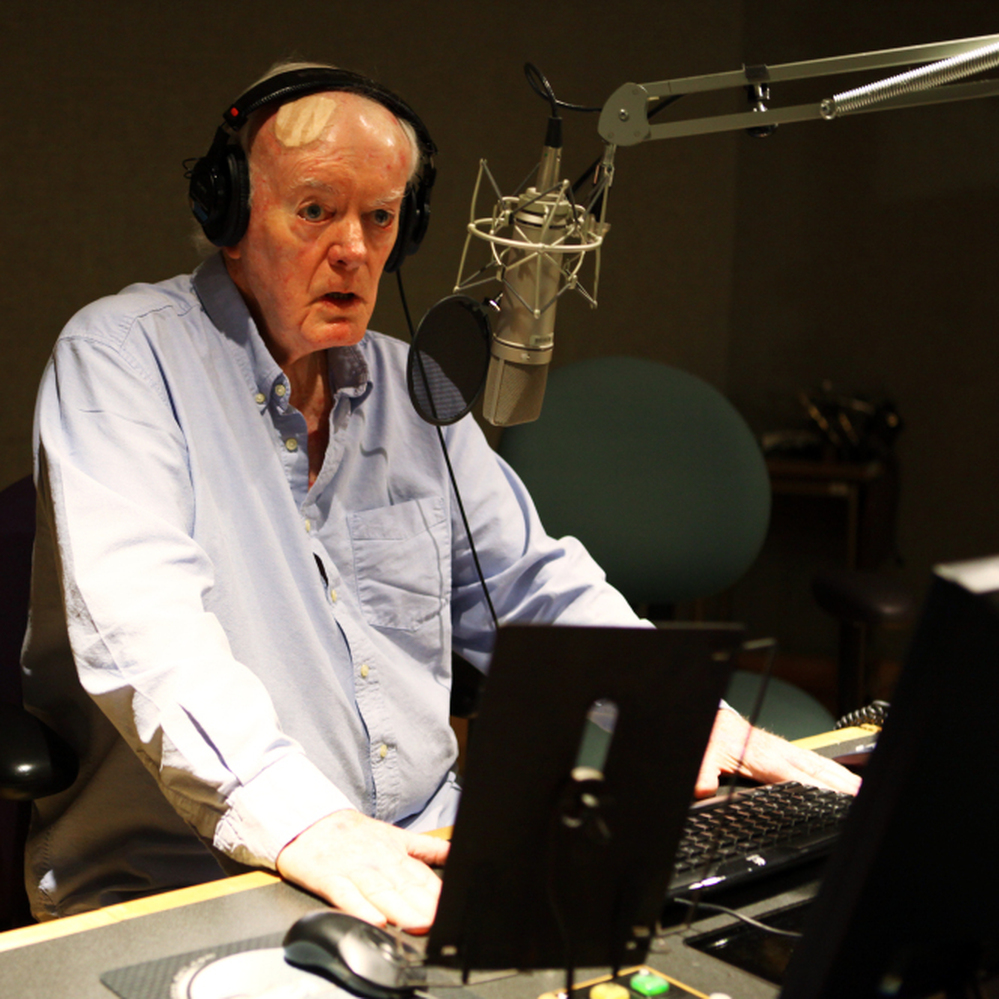 Robert Conley, 85, last month in NPR's Studio 2A.