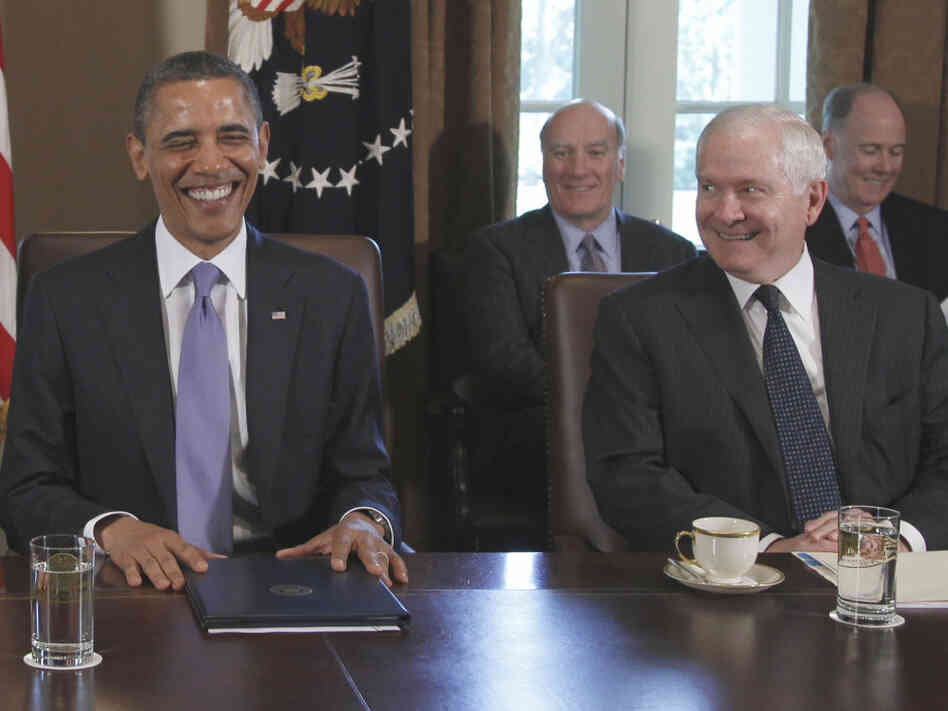 President Obama and his team basked in the success of their bin Laden mission, Tuesday, May 3, 2011.