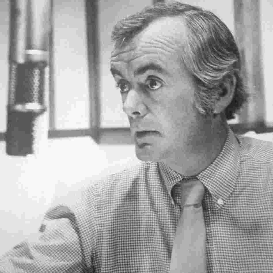 Robert Conley, All Things Considered's first host, back in the day.