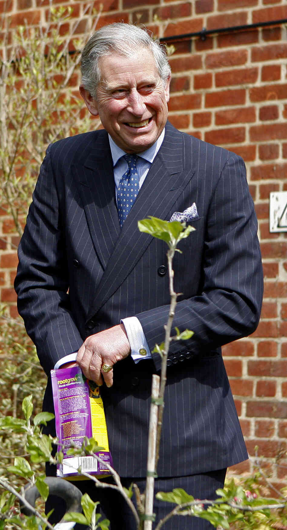 Prince Charles visits the Cardinal Wiseman School Farm, Coventry, England, on April 22, 2008. Prince Charles visits the Cardinal Wiseman School Farm, Coventry, England, on April 22, 2008.