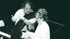 James Levine and Renee Fleming, 1993.