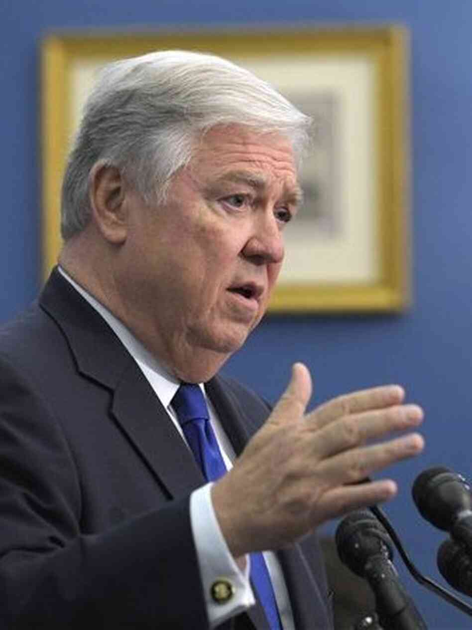 Mississippi Gov. Haley Barbour, seen here in April, is among governors who say they would be willing to accept caps on the growth of Medicaid funding in exchange for more control.