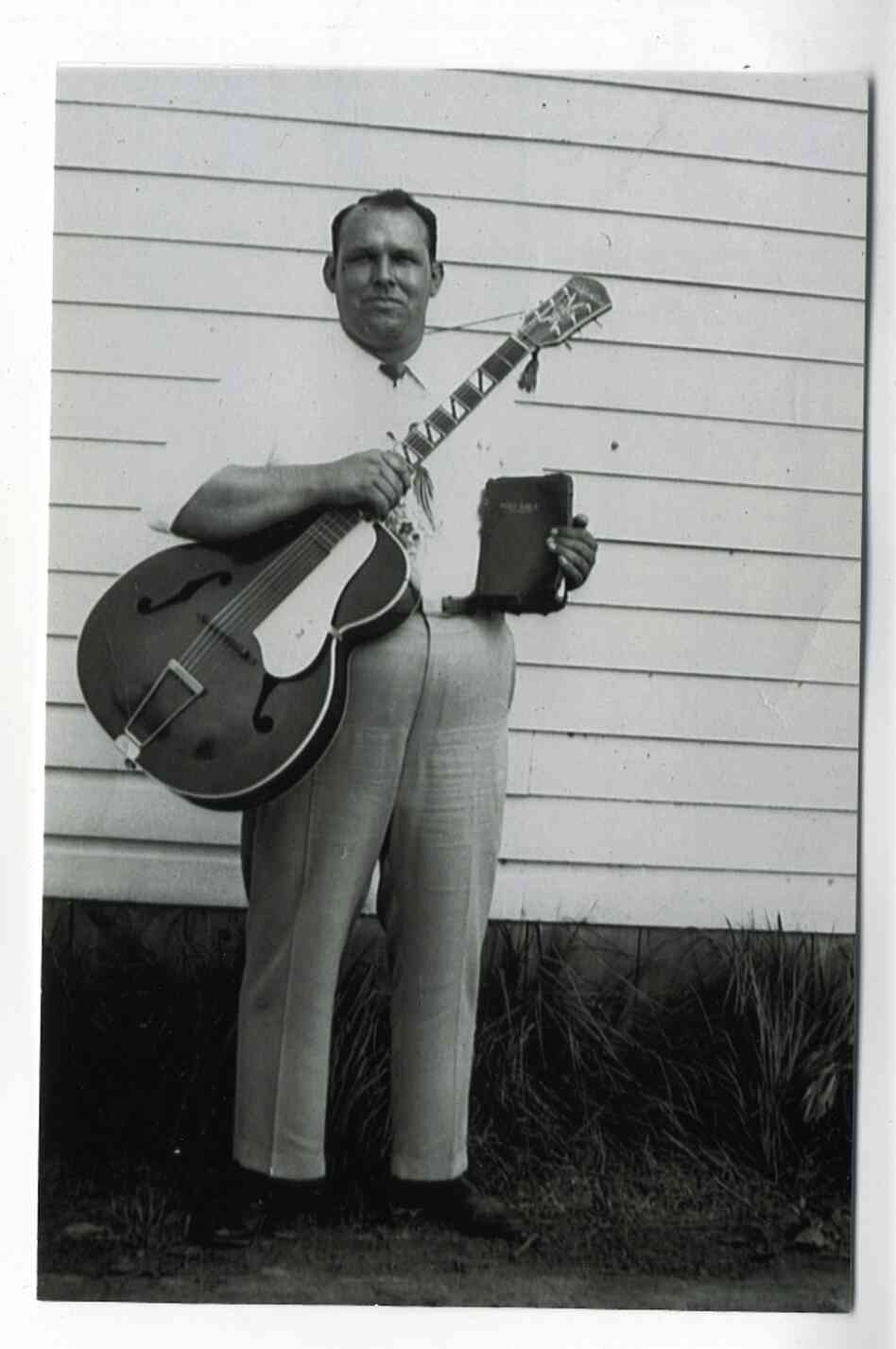Brother Claude Ely, pictured in 1953 in front of the Letcher County Courthouse in Whitesburg, Ky. Brother Claude Ely, pictured in 1953 in front of the Letcher County Courthouse in Whitesburg, Ky.