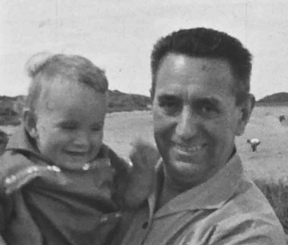 Author Martin Davidson pictured with his maternal grandfather, Bruno Lang­behn.