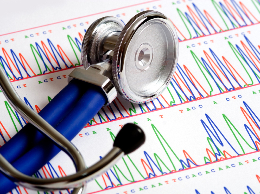 Stethoscope on DNA sequencing data sheet