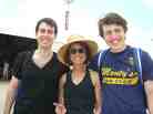 L-R: Alex Roseman, Shelley Sackett and James Roseman of North Boston, Mass. L-R: Alex Roseman, Shelley Sackett and James Roseman of North Boston, Mass.