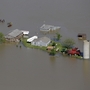 When the Army Corps of Engineers blasted part of a levee holding back the Mississippi River last week, floodwater poured over Missouri farmland and surrounded this farm near New Madrid, Mo. When the Army Corps of Engineers blasted part of a levee holding back the Mississippi River last week, floodwater poured over Missouri farmland and surrounded this farm near New Madrid, Mo.