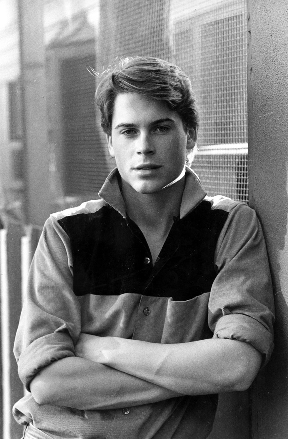 Rob Lowe's family moved to California when he was a teenager, where he became fast friends with the likes of Charlie Sheen and Emilio Estevez. "For the first time, I met people my own age that wanted to act and that wanted to be filmmakers," he says. "It was great to fall in with a crowd that had similar likes." Lowe is pictured in Los Angeles in 1983.