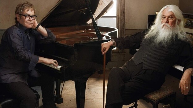 Elton John and Leon Russell appeared on World Cafe. (Courtesy of the artists)
