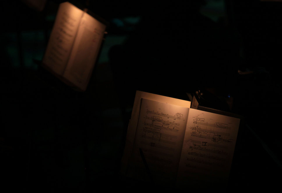 The Toledo Symphony with Stefan Sanderling, Principal Conductor, performs "Every Good Boy Deserves Favour" by Tom Stoppard and Andre Previn during the second half of the Spring for Music festival at Carnegie Hall in Manhattan, New York on May 07, 2011.   