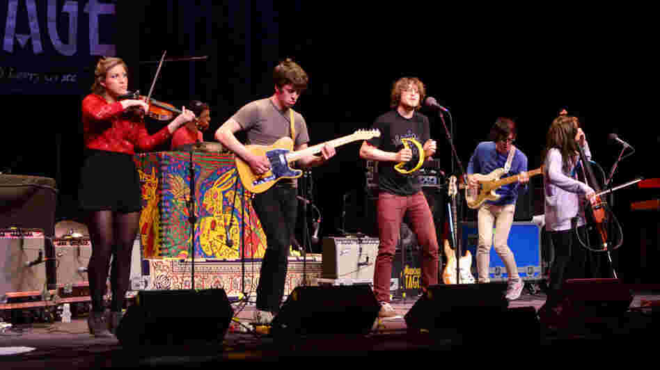 Ra Ra Riot performed on Mountain Stage.