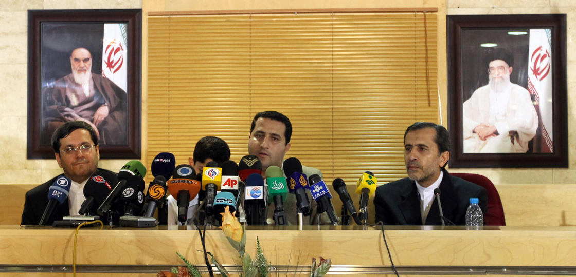 Iranian nuclear  scientist Shahram Amiri speaks on his return to Tehran in 2010. Suspected of defecting to the CIA after he disappeared in 2009, Amiri resurfaced in Washington in 2010 and accused the CIA of kidnapping.  Georgetown professor Paul Pillar says it's a case where intelligence  agencies are uncertain of "where the loyalties of the people  they're dealing with ultimately lie."