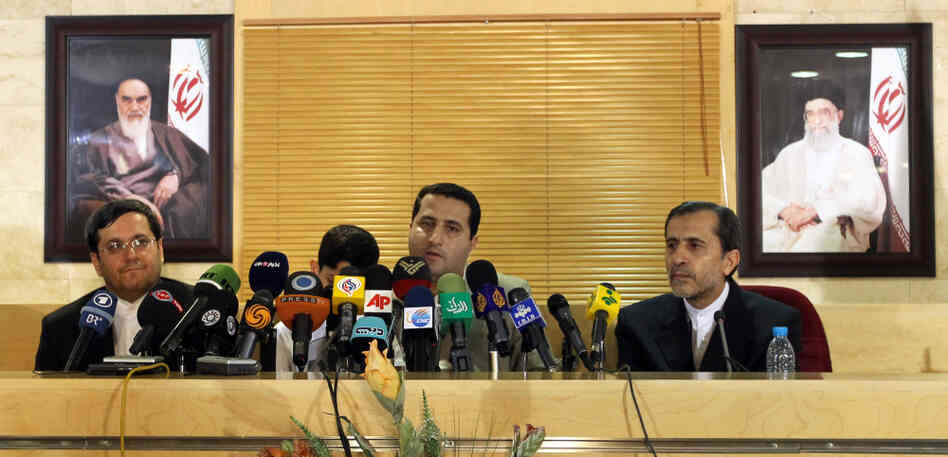Iranian nuclear  scientist Shahram Amiri speaks on his return to Tehran in 2010. Suspected of defecting to the CIA after he disappeared in 2009, Amiri resurfaced in Washington in 2010 and accused the CIA of kidnapping.  Georgetown professor Paul Pillar says it's a case where intelligence  agencies are uncertain of "where the loyalties of the people  they're dealing with ultimately lie."