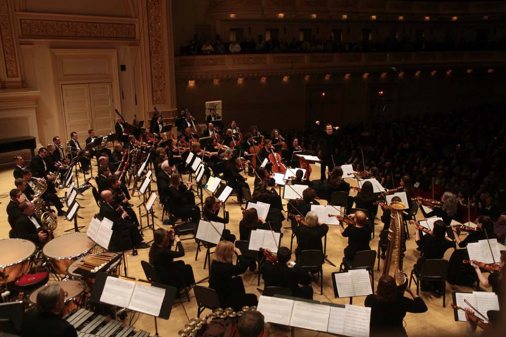 The concert also included Aaron Copland's ballet Appalachian Spring, heard in its complete and fully orchestrated version.