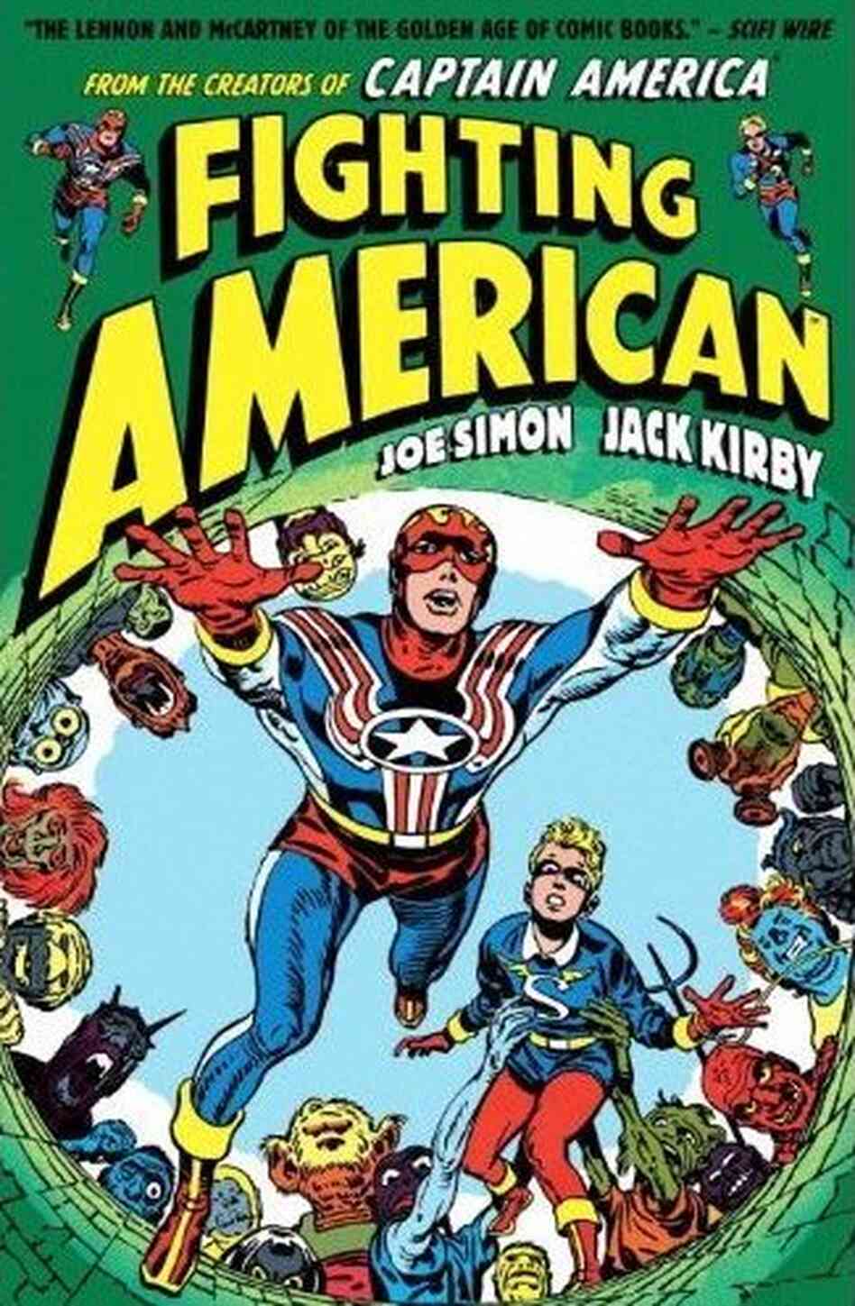 From the chilliest depths of the Cold War comes FIGHTING AMERICAN, upholder of justice, defender of freedom, puncher of mutant Commies. From the chilliest depths of the Cold War comes FIGHTING AMERICAN, upholder of justice, defender of freedom, puncher of mutant Commies.