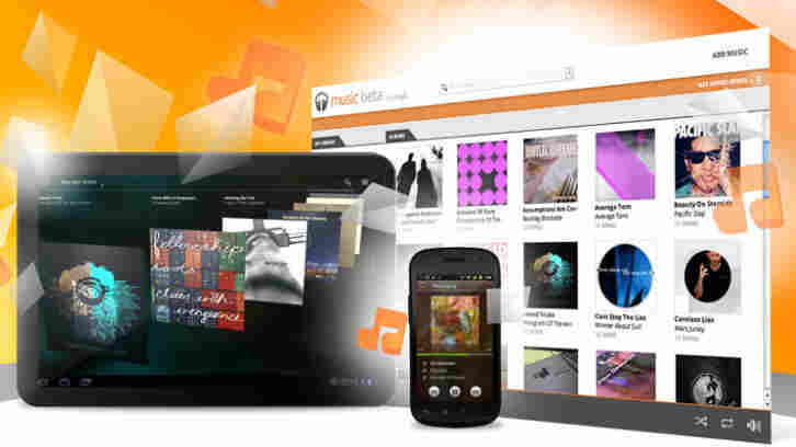 Google's Music Beta player Google's Music Beta player