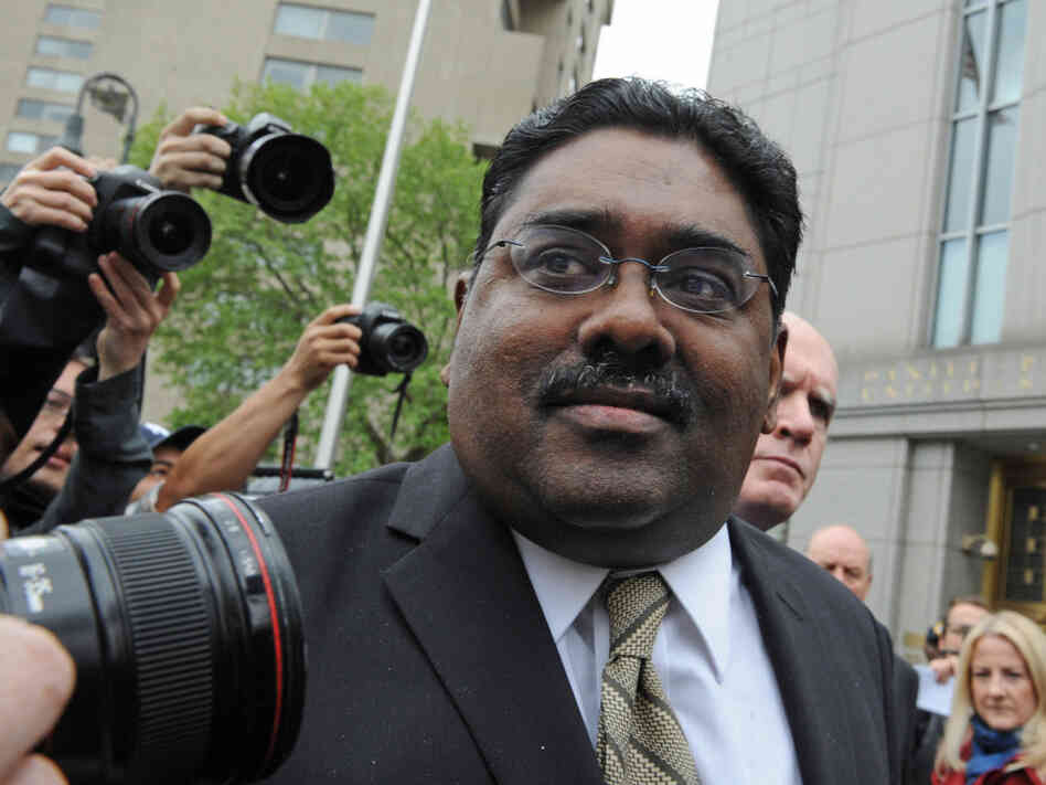Raj Rajaratnam exits federal court in New   York on Wednesday. The billionaire co-founder of Galleon Group was convicted of making a fortune by coaxing a crew of corporate tipsters to give him an illegal edge on blockbuster trades in technology and other stocks.