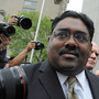 Raj Rajaratnam exits federal court in New York on Wednesday. The billionaire co-founder of Galleon Group was convicted of making a fortune by coaxing a crew of corporate tipsters to give him an illegal edge on blockbuster trades in technology and other stocks. Raj Rajaratnam exits federal court in New York on Wednesday. The billionaire co-founder of Galleon Group was convicted of making a fortune by coaxing a crew of corporate tipsters to give him an illegal edge on blockbuster trades in technology and other stocks.