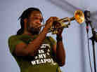 Trumpeter Shamarr Allen, who has recorded both as a leader and sideman for Threadhead Records-funded projects, plays at the 2009 New Orleans Jazz & Heritage Festival. Trumpeter Shamarr Allen, who has recorded both as a leader and sideman for Threadhead Records-funded projects, plays at the 2009 New Orleans Jazz & Heritage Festival.