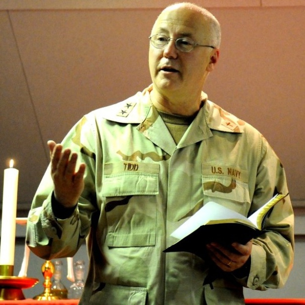 U.S. Navy Chief of Chaplains Rear Adm. Mark Tidd.