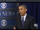 President Obama during the town hall. President Obama during the town hall.