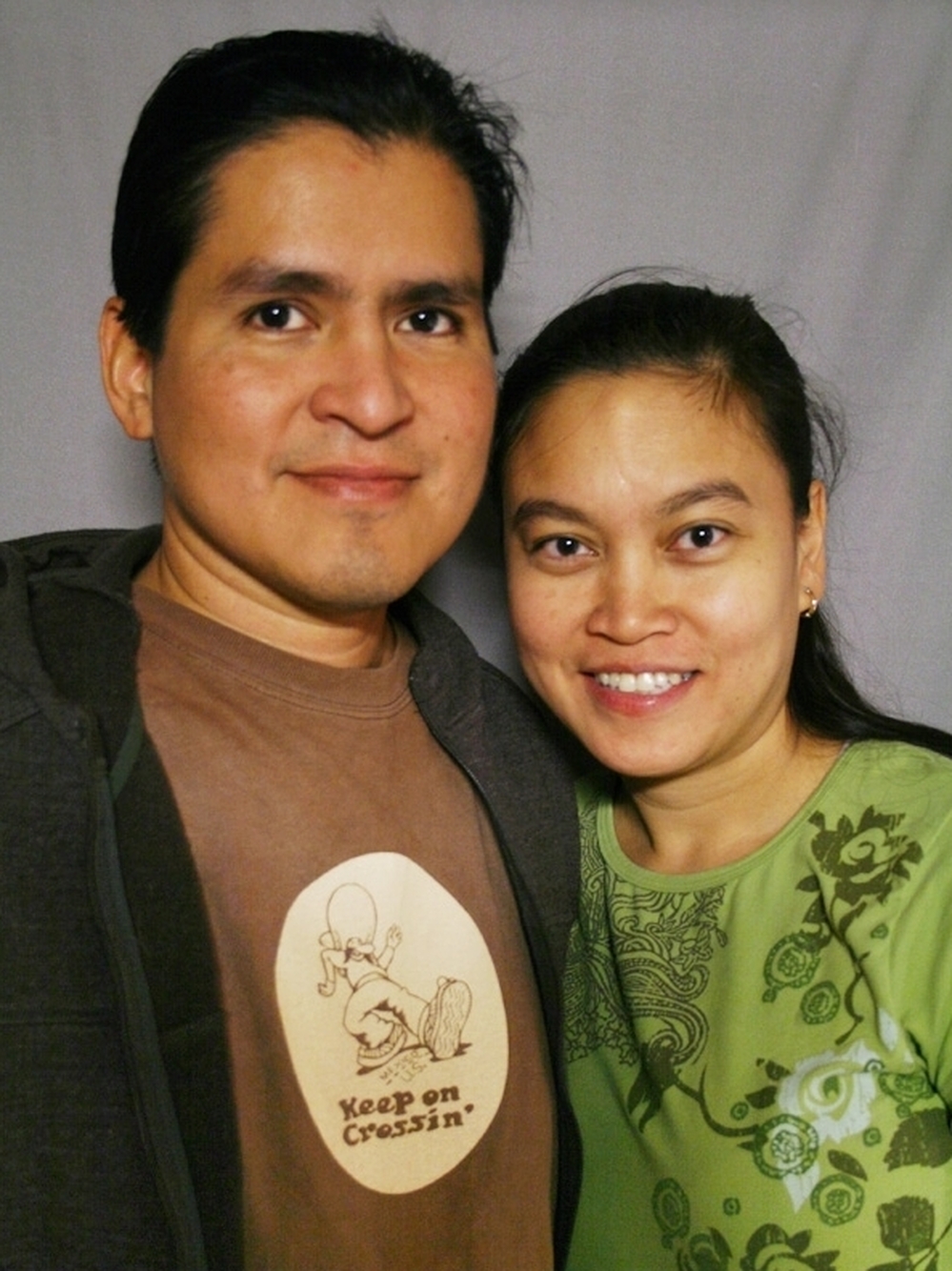 A mistyped email started a romance between Ruben and Rachel Salazar. The two were married on Nov. 24, 2007.