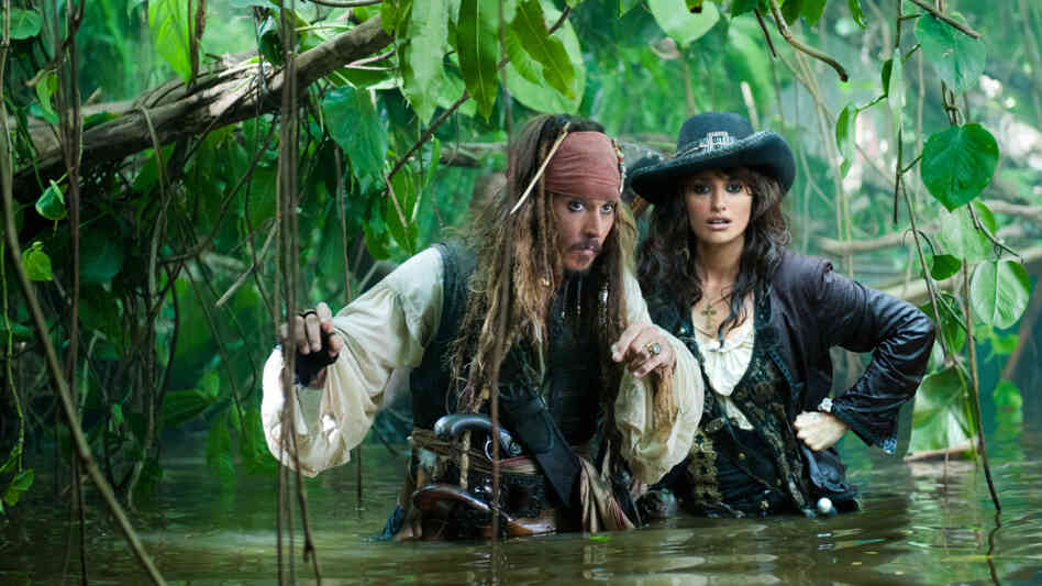 Princess Of 'Tides': Penelope Cruz (right, wearing less eyeliner) joins Johnny Depp for a fourth Pirates of the Caribbean adventure. Princess Of 'Tides': Penelope Cruz (right, wearing less eyeliner) joins Johnny Depp for a fourth Pirates of the Caribbean adventure.
