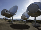 Radio telescopes of the Allen Telescope Array, seen here soon after their construction in 2007, gave SETI's search for intelligent alien life a big boost. Now the array, located in Hat Creek, Calif., has lost the funding it received from the California state government. Radio telescopes of the Allen Telescope Array, seen here soon after their construction in 2007, gave SETI's search for intelligent alien life a big boost. Now the array, located in Hat Creek, Calif., has lost the funding it received from the California state government.