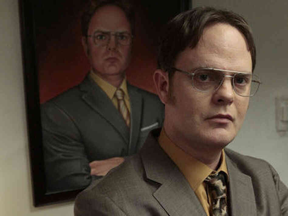 Rainn Wilson as Dwight Schrute on NBC's The Office. Rainn Wilson as Dwight Schrute on NBC's The Office.