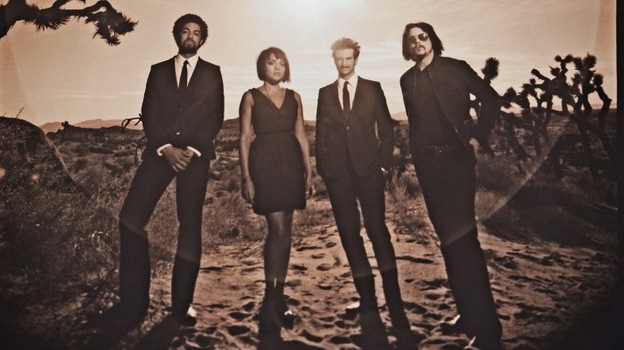 Left to right: Danger Mouse, Norah Jones, Daniele Luppi and Jack White, whose collaborative Western album is titled Rome.