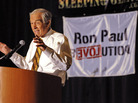 Rep. Ron Paul, R-Texas, speaks to a gathering of Tea Party supporters at the Hyatt Regency in Greenville, S.C., on May 5, 2011.