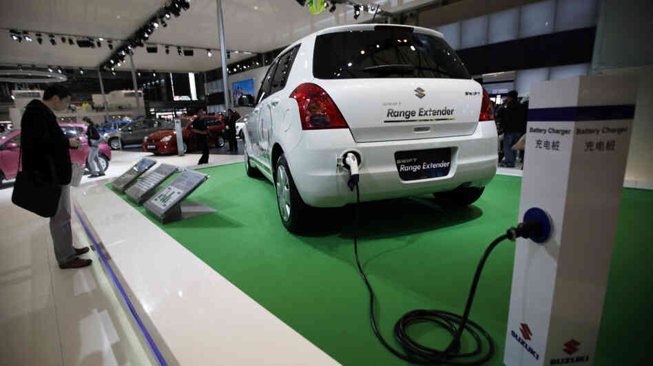 Expanding the hybrid and electric car market in China will be a challenging task, experts say. There's not yet a robust infrastructure to support the environmentally friendly vehicles, like the Suzuki Swift Range Extender Hybrid, seen at the Shanghai auto show April 20. Expanding the hybrid and electric car market in China will be a challenging task, experts say. There's not yet a robust infrastructure to support the environmentally friendly vehicles, like the Suzuki Swift Range Extender Hybrid, seen at the Shanghai auto show April 20.