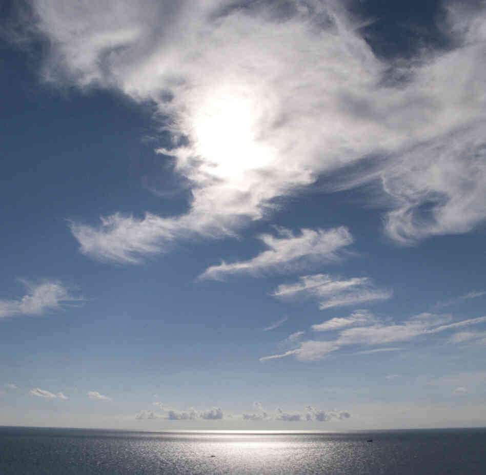 The sun shines down on Moshup Beach, Martha's Vineyard, Mass.; July 31, 2010.