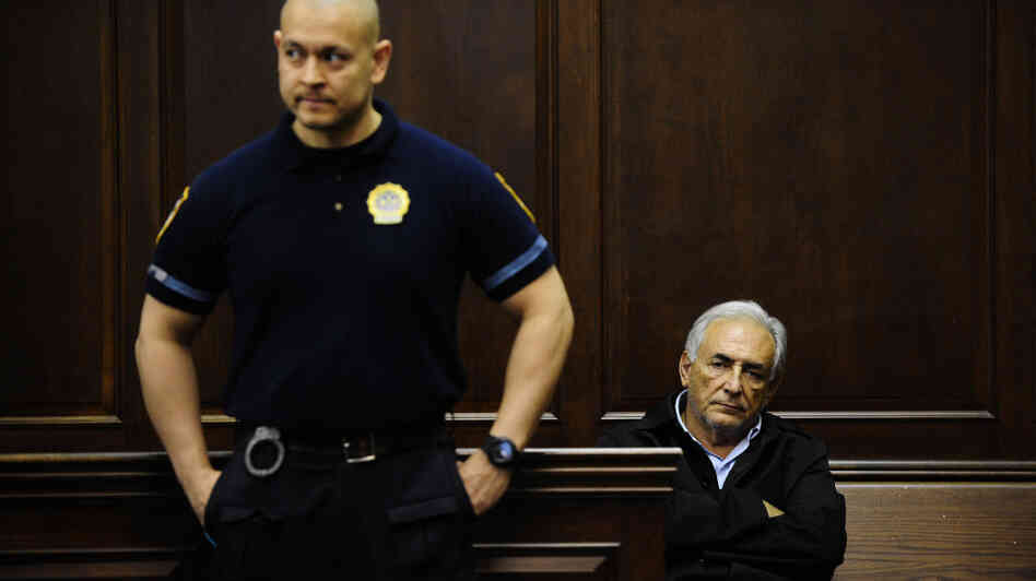 Dominique Strauss-Kahn, head of the International Monetary Fund, waits be arraigned Monday at Manhattan Criminal Court in New York, on charges he sexually assaulted a hotel maid on Saturday. Dominique Strauss-Kahn, head of the International Monetary Fund, waits be arraigned Monday at Manhattan Criminal Court in New York, on charges he sexually assaulted a hotel maid on Saturday.