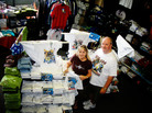 Brenda Mulberry runs a T-shirt and custom merchandise shop just a few miles from Kennedy Space Center. Her husband, Gerry, was let go last month after spending most of his adult life working as a contractor on NASA's shuttle program. Brenda Mulberry runs a T-shirt and custom merchandise shop just a few miles from Kennedy Space Center. Her husband, Gerry, was let go last month after spending most of his adult life working as a contractor on NASA's shuttle program.
