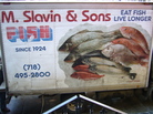 Fish trucks like this one, touting the health benefits of seafood, are ubiquitous in New York. Fish trucks like this one, touting the health benefits of seafood, are ubiquitous in New York.