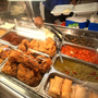 A buffet at a Double Quick convenience store in Holmes County, Miss., shows a wide array of fried foods.