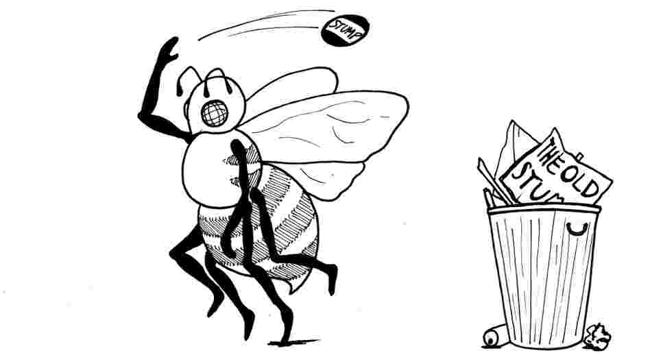 Nonchalant bee Nonchalant bee