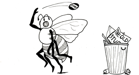 Nonchalant bee Nonchalant bee